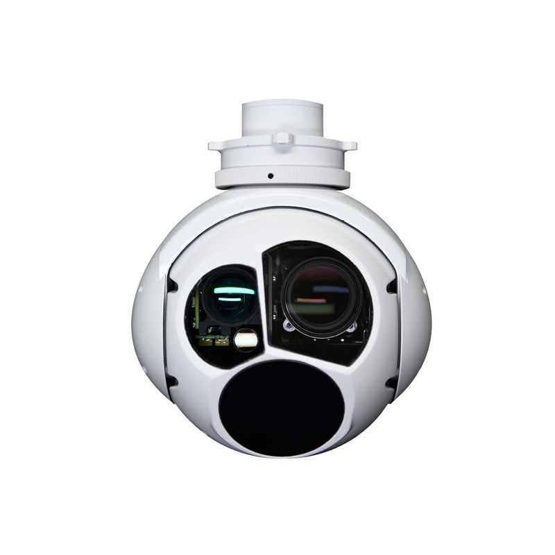 دوربین 24 ولت الکترو اپتیکال سنسورهای مادون قرمز وضوح 1920x1080 Airborne UAV Drone Pod