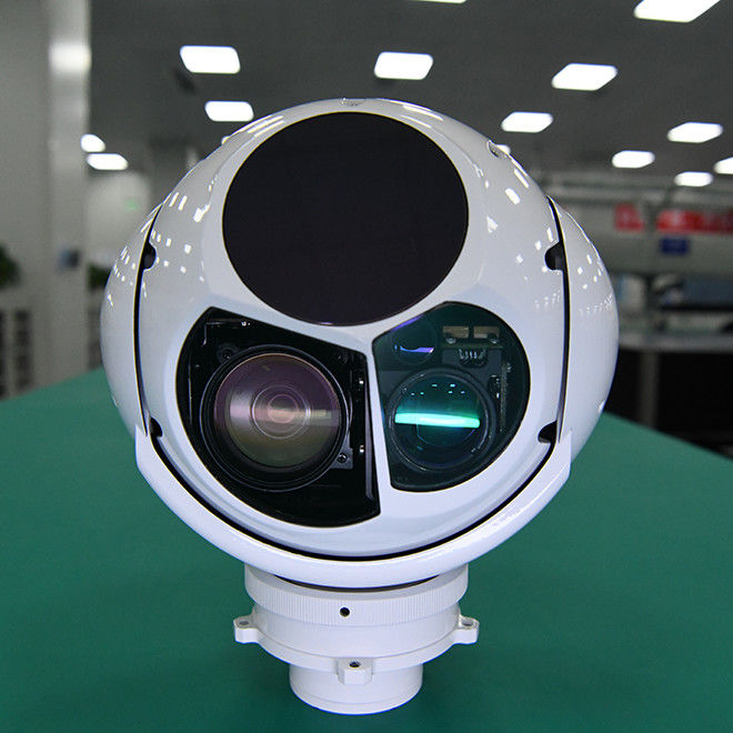 دوربین 24 ولت الکترو اپتیکال سنسورهای مادون قرمز وضوح 1920x1080 Airborne UAV Drone Pod