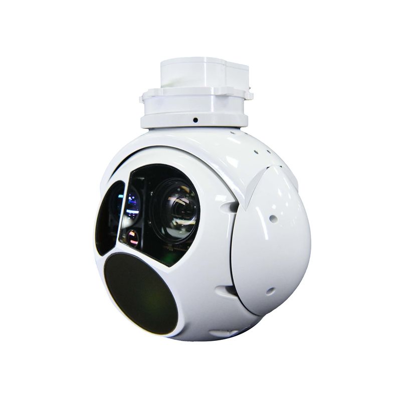 TS02 دوربین دو محور با وضوح بالا LWIR Thermal UAV Payload Gimbal Sensor با زوم
